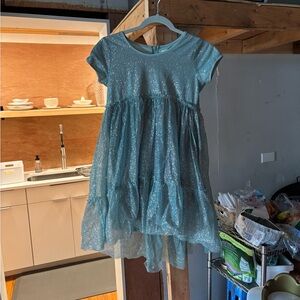 Joyfolie Glittering Aqua Kids Dress